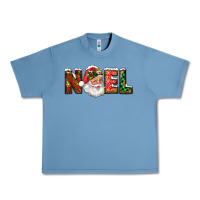Pebble Blue Western Noel Santa Claus Urban Heavy Tee - RanaPortraitStore
