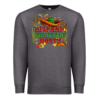 Charcoal Heather national hispanic heritage month Premium Sweatshirt - BundleAndBundleShop