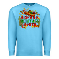 Ocean Blue national hispanic heritage month Premium Sweatshirt - BundleAndBundleShop