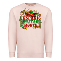 Pale Pink national hispanic heritage month Premium Sweatshirt - BundleAndBundleShop