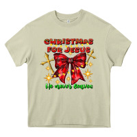 Mossy festive christmas message with crosses Heavy Core Tee - CowhideDigitalArt