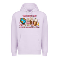 Lilac 100 days of doing teacher stuff Premium Hoodie - MaliasSmallBusiness