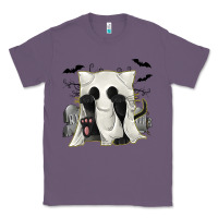 Lavender Ghost Cat Classic Tee - texasbilliewilder