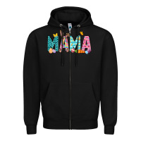 Black Easter Mama Easter Day Zipper Hoodie - Neo Western