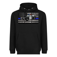 Black thin blue line police car sippy cup Heavyweight Hoodie - Artiststas