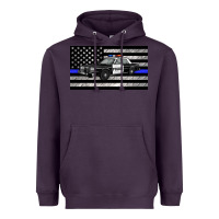 Plum thin blue line police car sippy cup Heavyweight Hoodie - Artiststas