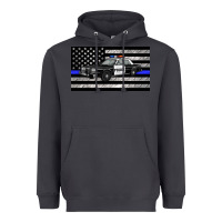 Smoke thin blue line police car sippy cup Heavyweight Hoodie - Artiststas