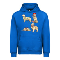 Cobalt christmas dogs Urban Hoodie - MaliasSmallBusiness