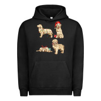 Pigment Black christmas dogs Urban Hoodie - MaliasSmallBusiness