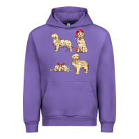 Tulip christmas dogs Urban Hoodie - MaliasSmallBusiness