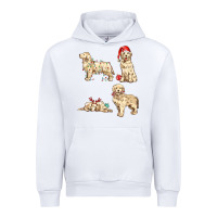 White christmas dogs Urban Hoodie - MaliasSmallBusiness