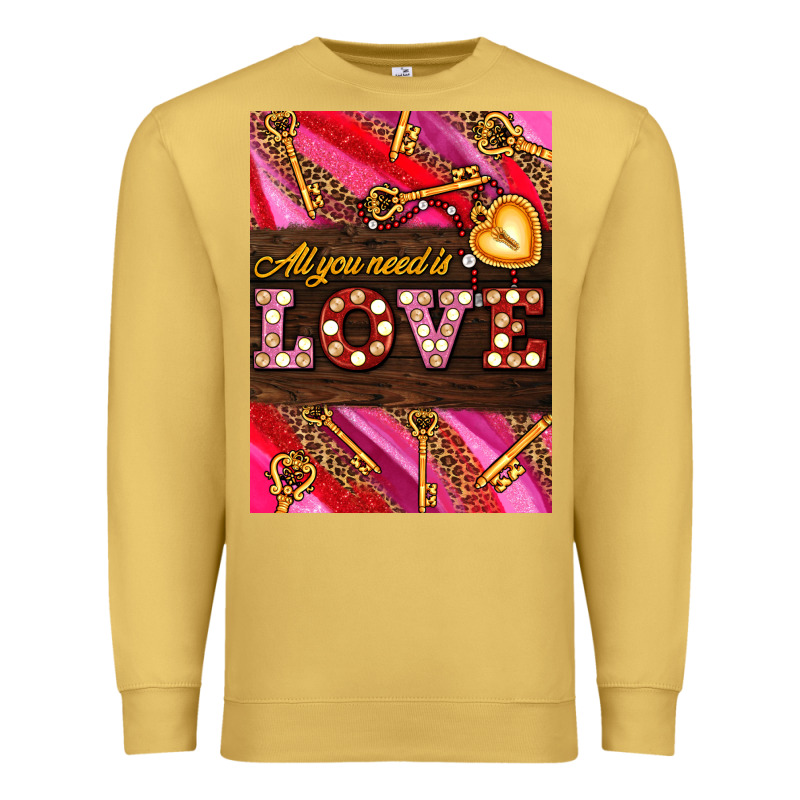 All You Need Is Love Premium Sweatshirt by AdoDesignShop | Teevron