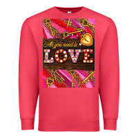 Cardinal all you need is love Premium Sweatshirt - AdoDesignShop