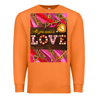 Carrot all you need is love Premium Sweatshirt - AdoDesignShop