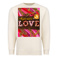 Sandshell all you need is love Premium Sweatshirt - AdoDesignShop