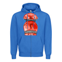 True Royal red leg guard fa element Zipper Hoodie - FaDigitalArtStudio
