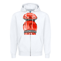 White red leg guard fa element Zipper Hoodie - FaDigitalArtStudio