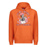 Carrot dead inside but it's valentine's Premium Hoodie - MaliasSmallBusiness