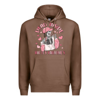 Chestnut dead inside but it's valentine's Premium Hoodie - MaliasSmallBusiness