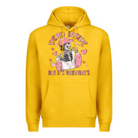 Lemon dead inside but it's valentine's Premium Hoodie - MaliasSmallBusiness