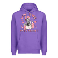 Purple dead inside but it's valentine's Premium Hoodie - MaliasSmallBusiness