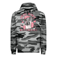 Slate Camo dead inside but it's valentine's Premium Hoodie - MaliasSmallBusiness