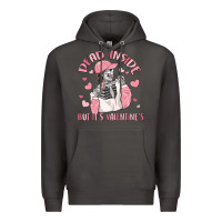Smoke dead inside but it's valentine's Premium Hoodie - MaliasSmallBusiness