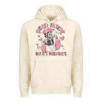 Tofu dead inside but it's valentine's Premium Hoodie - MaliasSmallBusiness