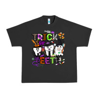 Pigment Black trick or teeth Urban Heavy Tee - BarkalooDesign