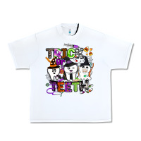 White trick or teeth Urban Heavy Tee - BarkalooDesign