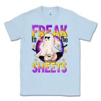 Dusty Blue Freak In The Sheets Classic Tee - texasbilliewilder