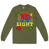 Army Green be the light Long Sleeve Tee - Zillion Design Studio