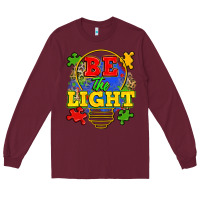 Burgundy be the light Long Sleeve Tee - Zillion Design Studio