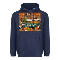 Navy grateful thankful blessed Heavyweight Hoodie - JahusDesignShop