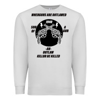 Dove Grey Guns - When guns are outlawed I'll be outlaw Premium Sweatshirt - Bettercallsaul