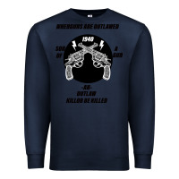 Navy Guns - When guns are outlawed I'll be outlaw Premium Sweatshirt - Bettercallsaul