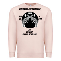 Pale Pink Guns - When guns are outlawed I'll be outlaw Premium Sweatshirt - Bettercallsaul