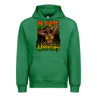 Emerald black history afro woman Urban Hoodie - NancyCooperArtShop