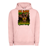 Pigment Salmon black history afro woman Urban Hoodie - NancyCooperArtShop