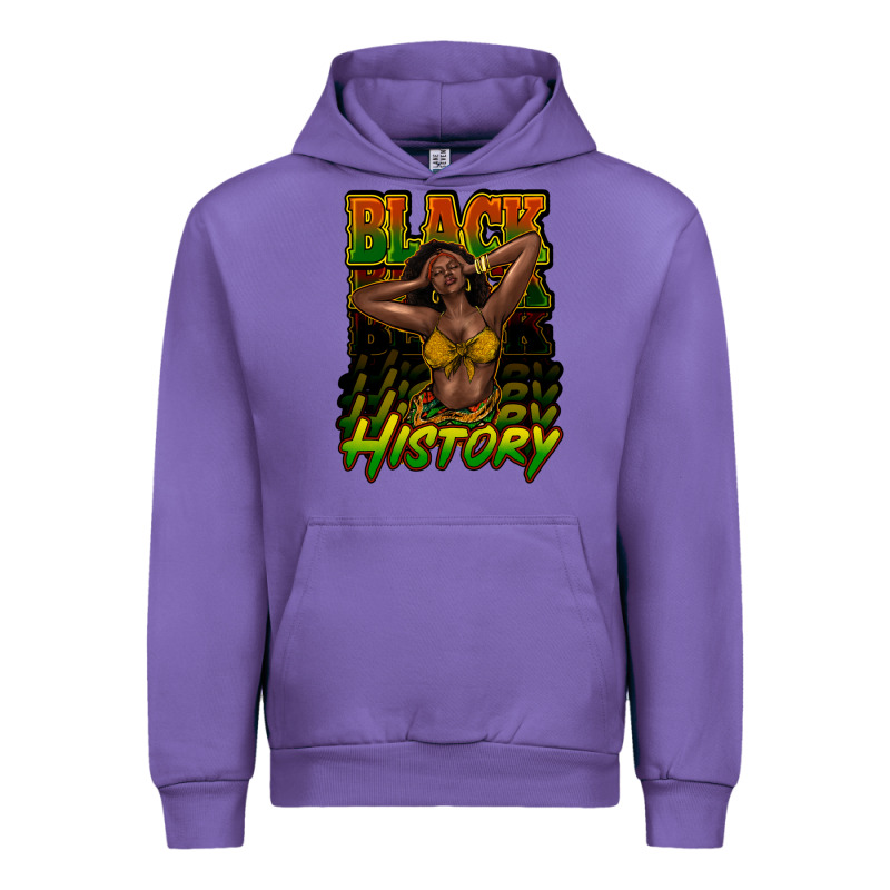 Black History Afro Woman Urban Hoodie by NancyCooperArtShop | Teevron