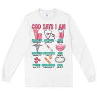 White god says i am Long Sleeve Tee - texasbilliewilder