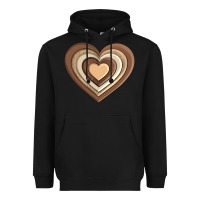 Black melanin heart Heavyweight Hoodie - AdoDesignShop