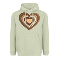 Matcha melanin heart Heavyweight Hoodie - AdoDesignShop