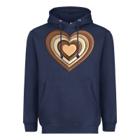 Navy melanin heart Heavyweight Hoodie - AdoDesignShop