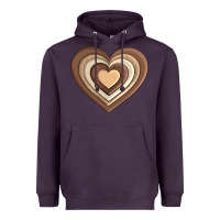 Plum melanin heart Heavyweight Hoodie - AdoDesignShop