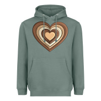 Sage melanin heart Heavyweight Hoodie - AdoDesignShop