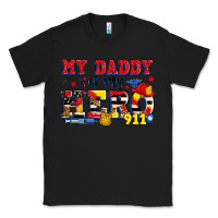 Black my daddy is my hero dispatcher Classic Tee - Zillion Design Studio