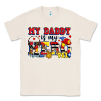 Natural my daddy is my hero dispatcher Classic Tee - Zillion Design Studio