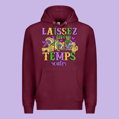 Laissez Les Bon Temps Rouler Premium Hoodie Designed By Maliassmallbusiness