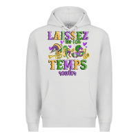 Dove Grey laissez les bon temps rouler Premium Hoodie - MaliasSmallBusiness